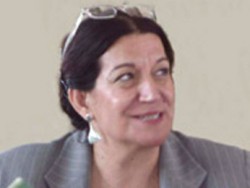 H πρόεδρος του Φορέα Aίνου κ. Γ. Kαμάρη