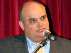 Ο απερχόμενος πρόεδρος της Αδελφότητας κ. Βαγγ. Σπαθής