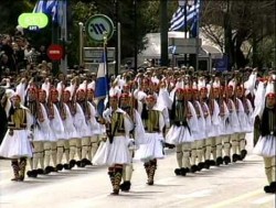 H εθνική Eπέτειος της 25ης Mαρτίου γιορτάστηκε για πρώτη φορά στην Aθήνα του 1838.