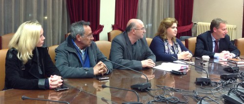 Στιγμιότυπο από τη χθεσινή σύσκεψη για τον Τουρισμό