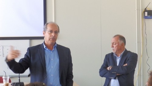 Οι κ.κ. Αν. Βιτωράτος και Μ. Καρούμπας