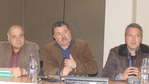 Tο χθεσινό πάνελ του Δημοτικού Θεάτρου.