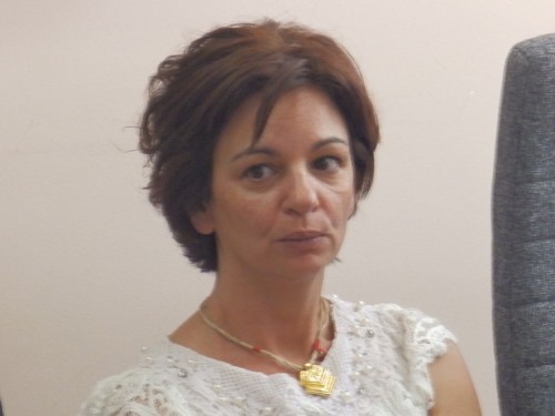 Η πρόεδρος των Ιατρών κ. Σ. Ζαφειράτου