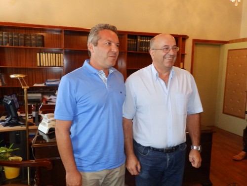 Με τον νέο αντιπεριφερειάρχη κ. Παναγή Δρακουλόγκωνα